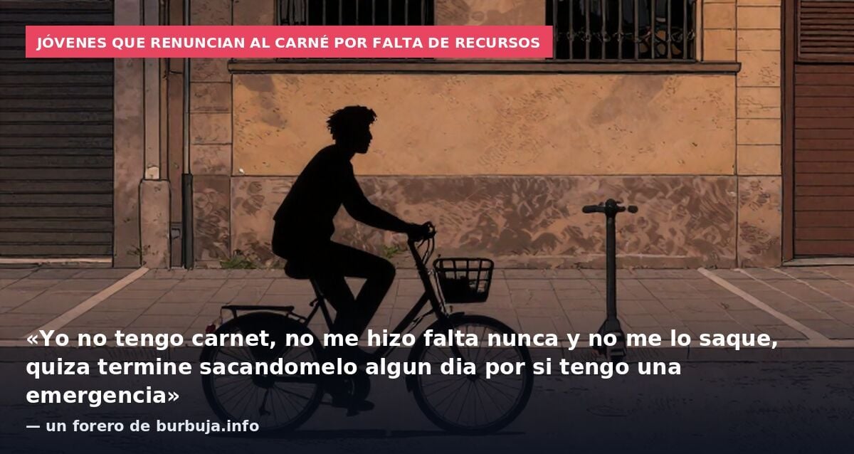 Alguien de aqui no tiene carné de conducir?
