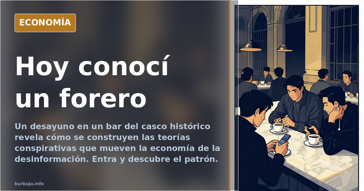 Hoy conocí un forero