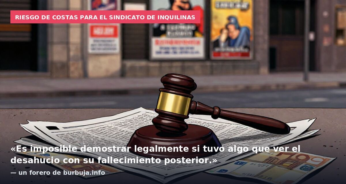 El Sindicato de Inquilinas prepara una querella por homicidio imprudente contra Urbagestión por la gloria de Maricarmen
