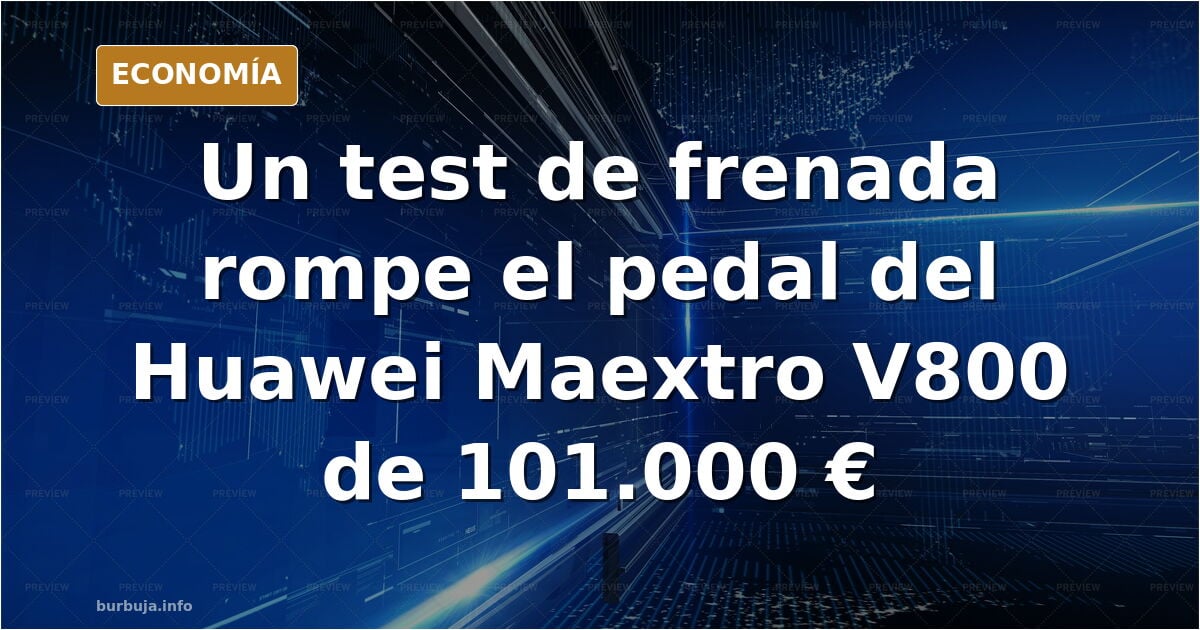 Test de frenada de emergencia: ¿se rompe el pedal?