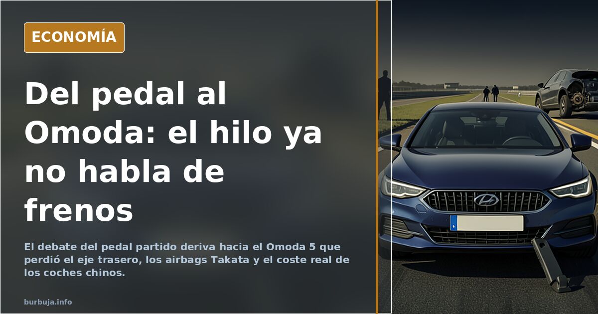 Test de frenada de emergencia: ¿se rompe el pedal?