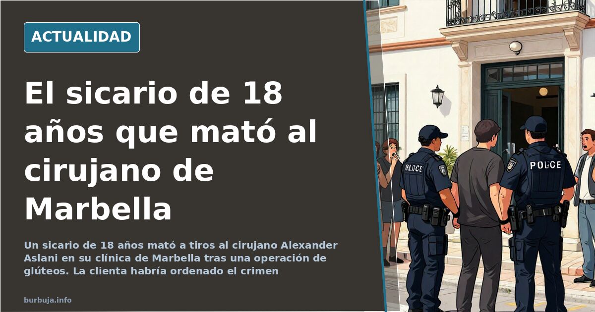 Un encargo de 18 años y una operación de glúteos: crimen en Marbella