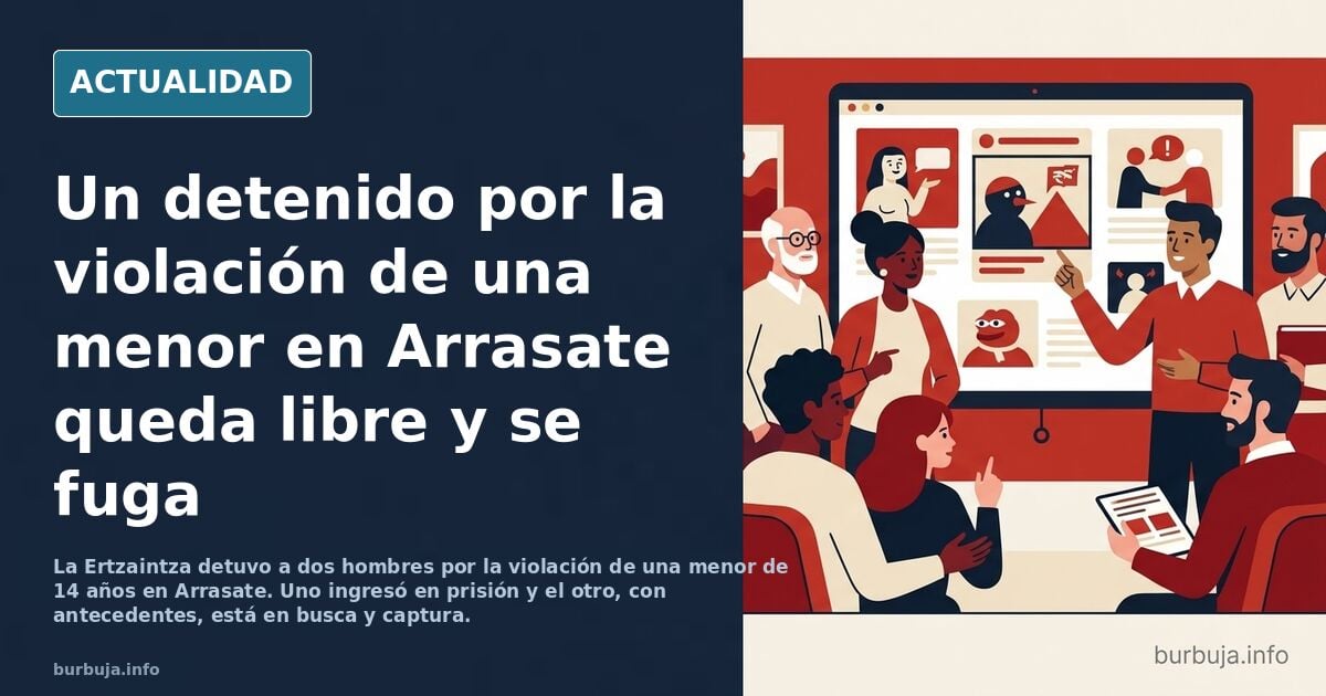 Dos marroquíes violan a niña de 14 años en Mondragón.