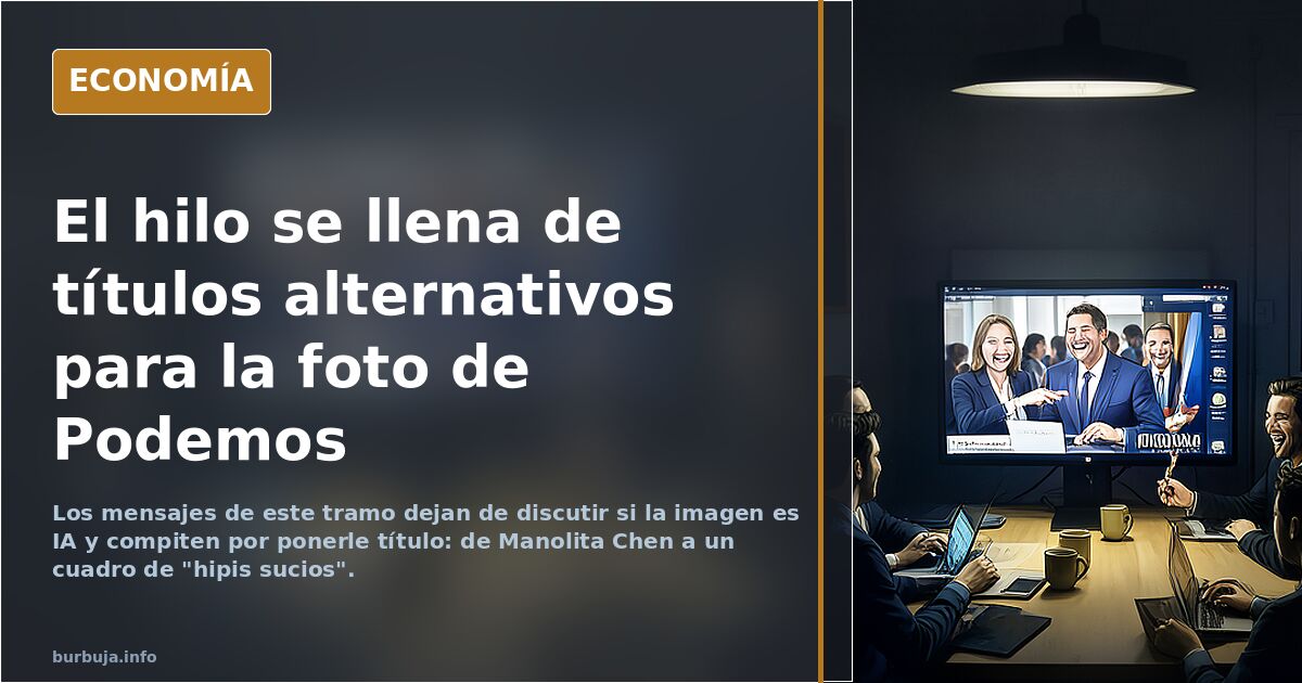 Ponle titulo a esta imagen de Unidas podemos.