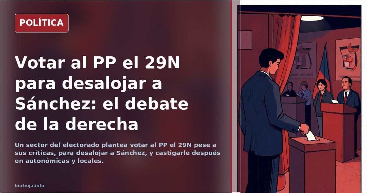 Votar al PP o exilio.