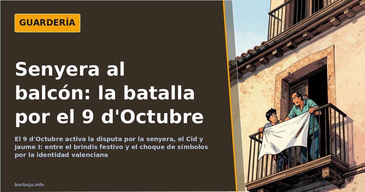 Día de la Comunidad Valenciana: senyera, Cid y disputa identitaria
