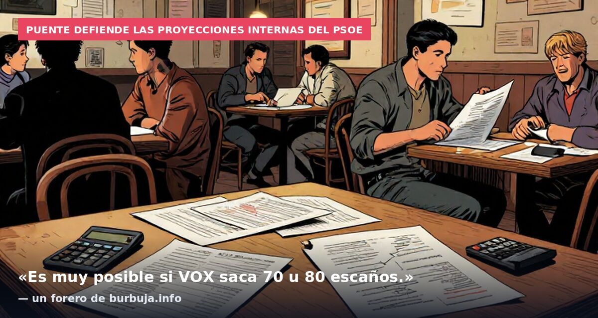 Óscar Puente asegura que las encuestas internas dan al PSOE como primera fuerza el 29-N