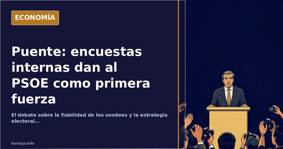 Puente claims internal polls put PSOE first in Nov 29 vote