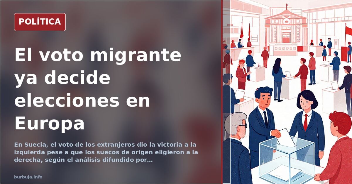 Migrantenstimme rückt Europa nach links: die Daten
