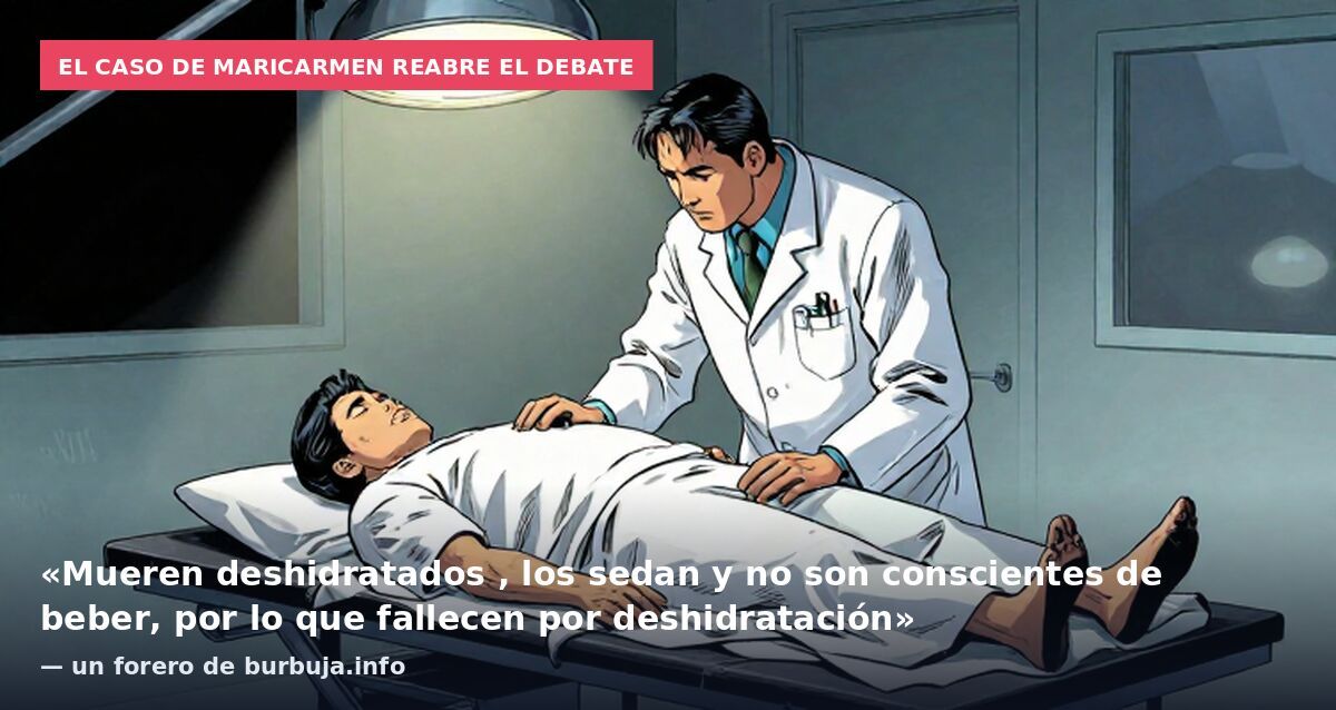 Ejrm, ejem, ejem. Maricarmen fue "sedada"