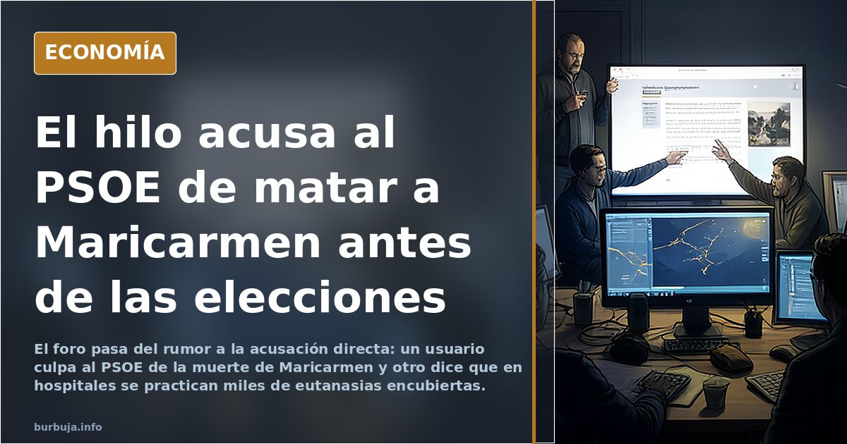 Ejrm, ejem, ejem. Maricarmen fue "sedada"