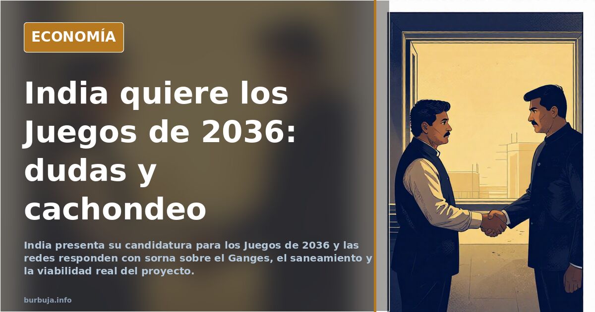 India presenta su candidatura olímpica para 2036 y desata las burlas