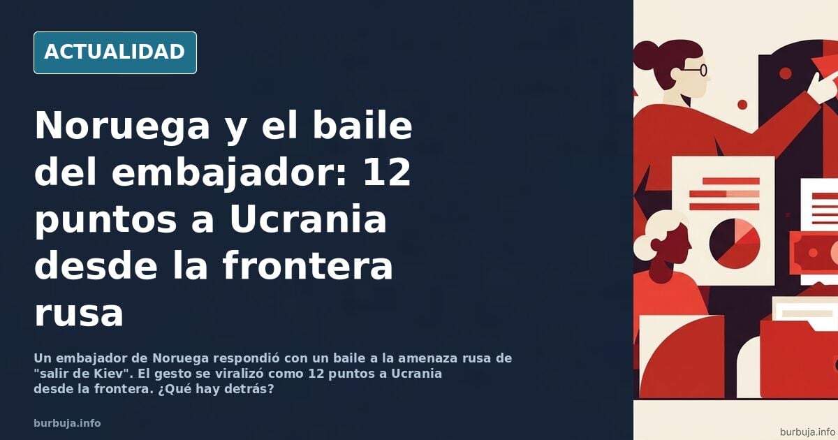 El Embajador de Noruega amenazó a Rusia con su nueva arma