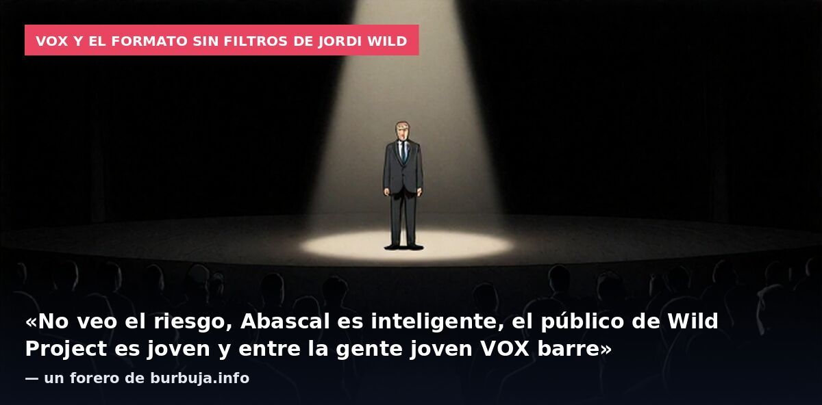 Abascal acepta ir al programa de Jordi Wild: ¿valentía o estrategia?