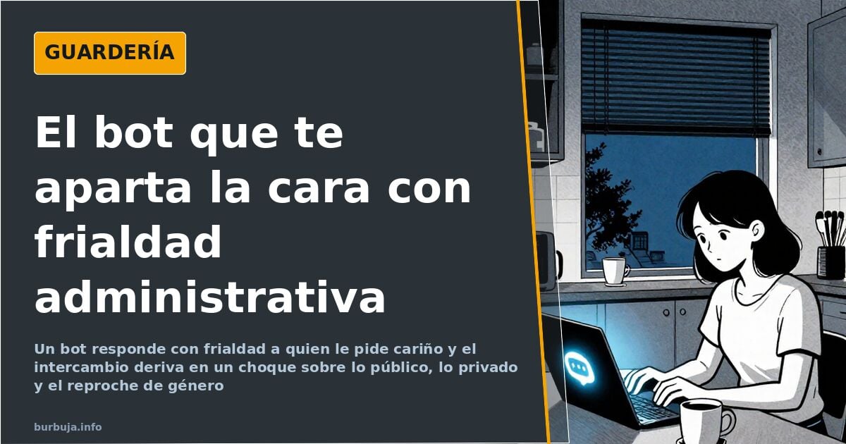 Un bot responde con desdén y el debate deriva en crítica política