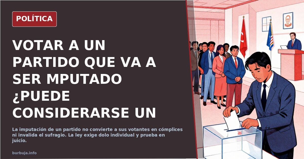 ¿Votar a un partido ilegalizado es fraude democrático?