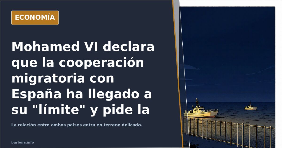 Mohamed VI declara que la cooperación migratoria con España ha llegado a su "límite" y pide la vuelta de los menores