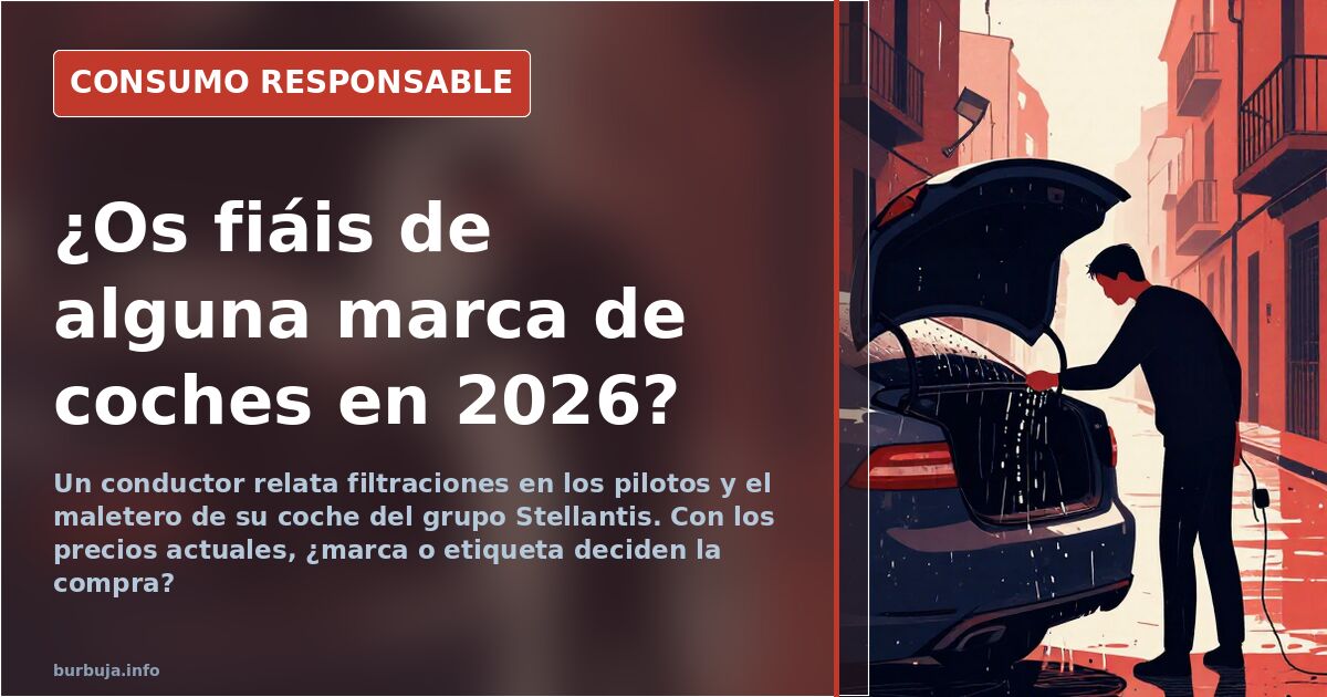 ¿Os fiáis de alguna marca de coches en 2026?