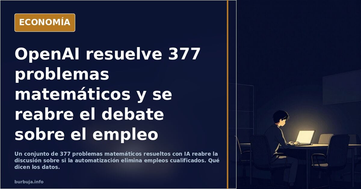 ¿Deberían los matemáticos dedicarse a otros oficios?