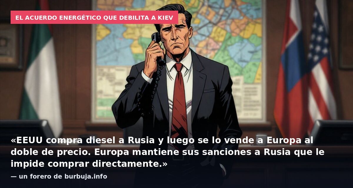 URGENTE - Trump anuncia que comprará a pilinguin varios millones de Toneladas de diésel - acuerdo Rusia-EE.UU pone a Ucrania en la cuerda floja