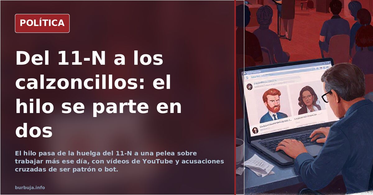 LA IZQUIERDA CONVOCA UNA HUELGA GENERAL PARA SEGUIR EN EL PODER