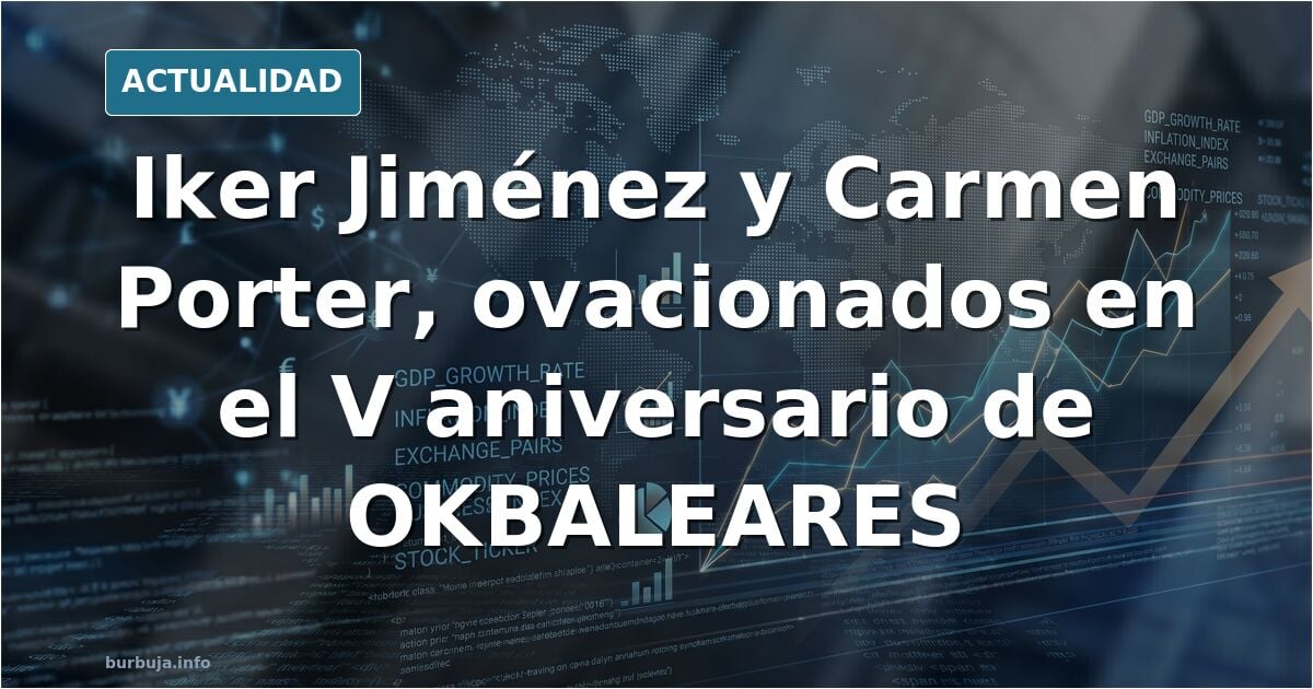 La atronadora ovación a Iker Jiménez y Carmen Porter en el V aniversario de OKBALEARES en el Palacio de Congresos de Palma