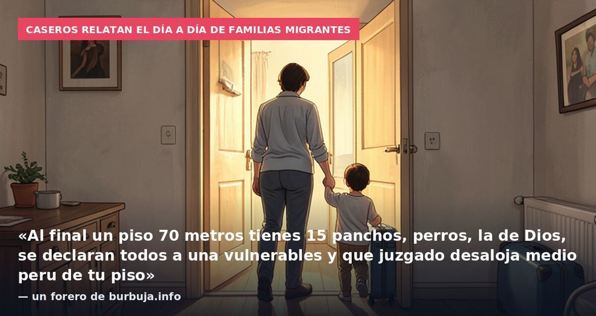 "Somos una pareja y dos niños, busco habitación. Pago hasta 700€"