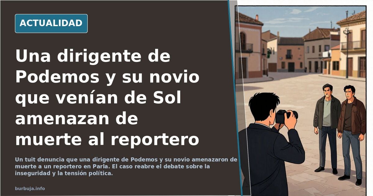 Tensión en Sol: dirigente de Podemos increpa a un reportero