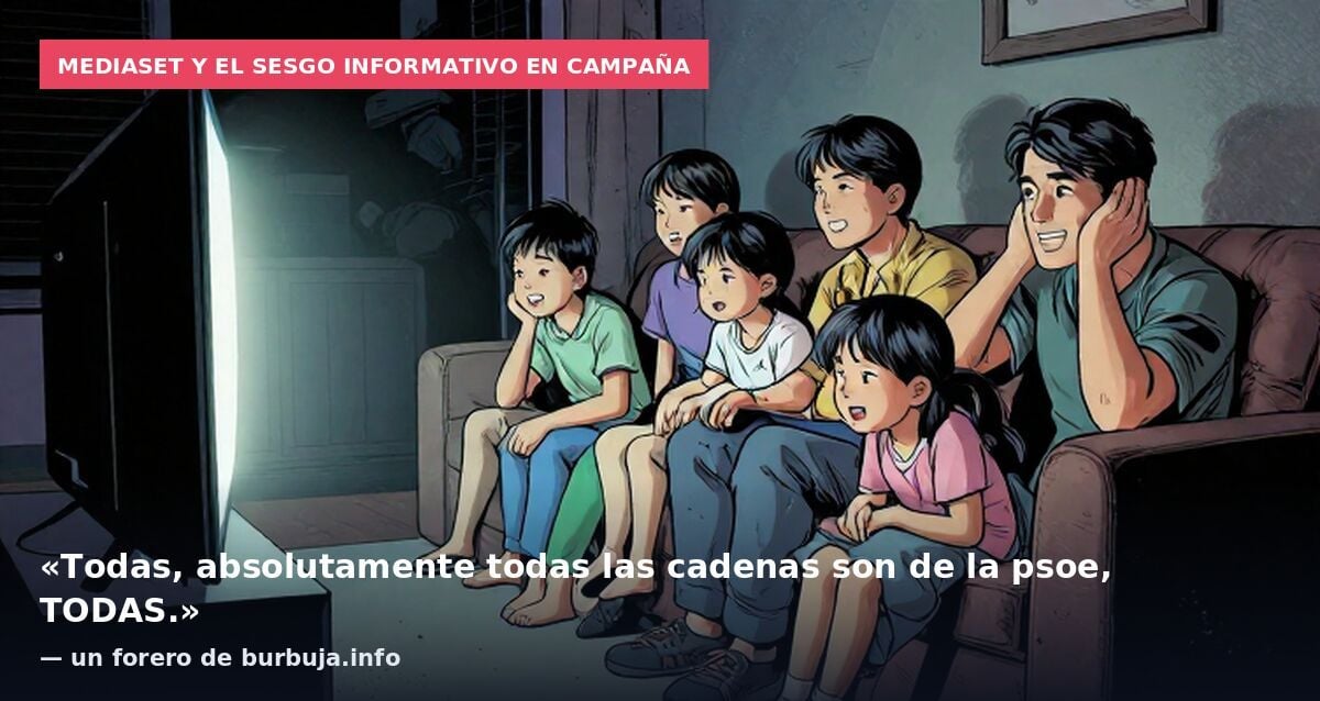 Mediaset sigue al servicio de saunez. Que nadie se engañe