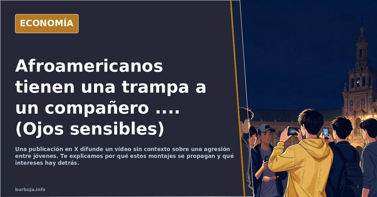 Afroamericanos tienen una trampa a un compañero .... (Ojos sensibles)