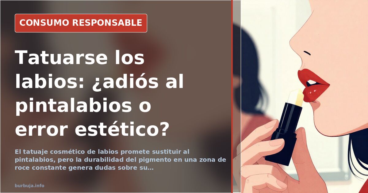 Tatuajes de labios: la moda que promete adiós al pintalabios