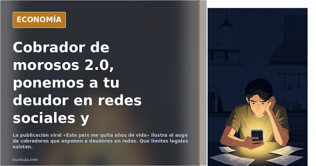 Cobrador de morosos 2.0, ponemos a tu deudor en redes sociales y desokupamos pisos enfarlopados