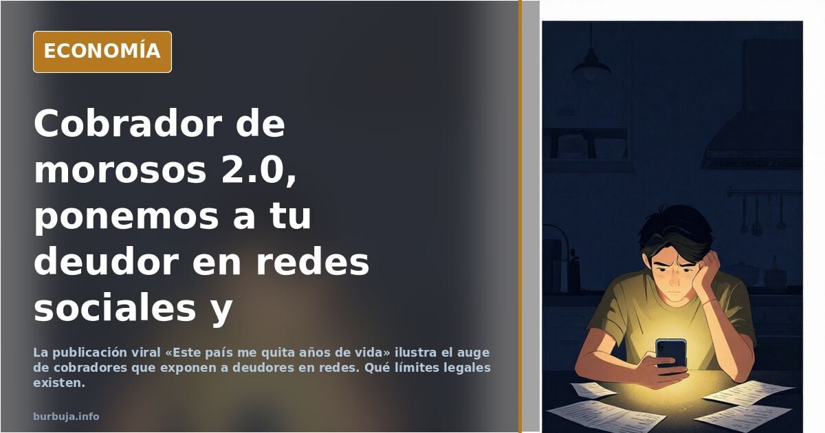 Cobrador de morosos 2.0: ¿publicar datos es legal?