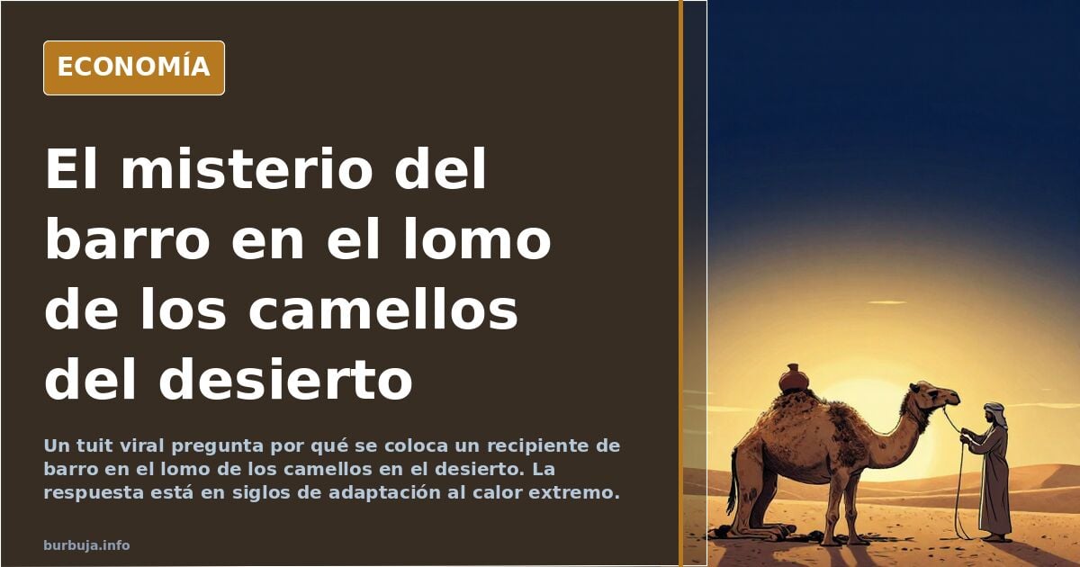 ¿Qué os parece esta forma de refrigerar a los camellos?