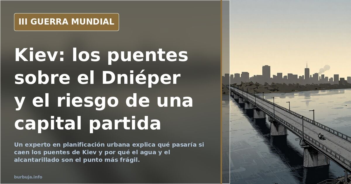 KIEV EN PELIGRO! puentes bajo ataque, revelan el peor escenario