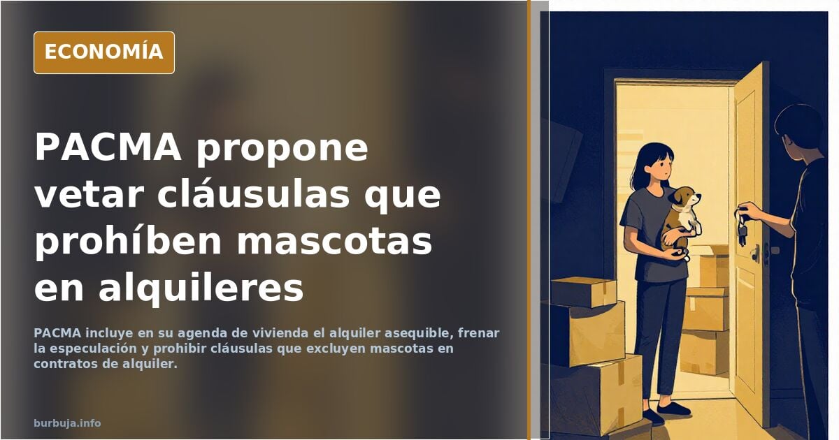 propuestas de PACMA en materia de vivienda.