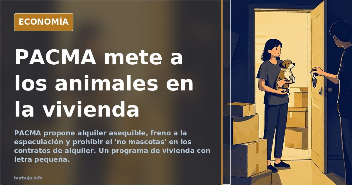 Spain's animal party PACMA calls for rent controls and a ban on pet bans