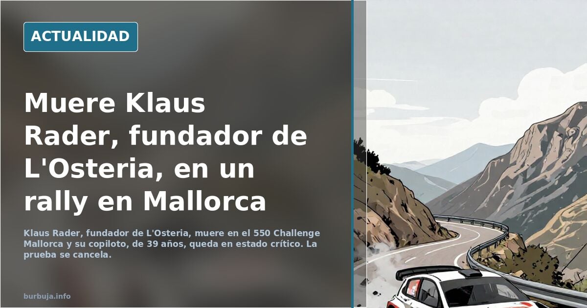 Así quedó el coche del alemán que se ha apiolado durante un rallye en Mallorca.