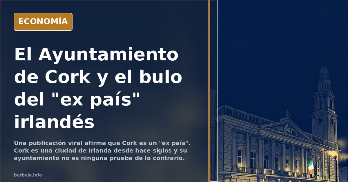 Este es el Ayuntamiento de Cork, en Irlanda