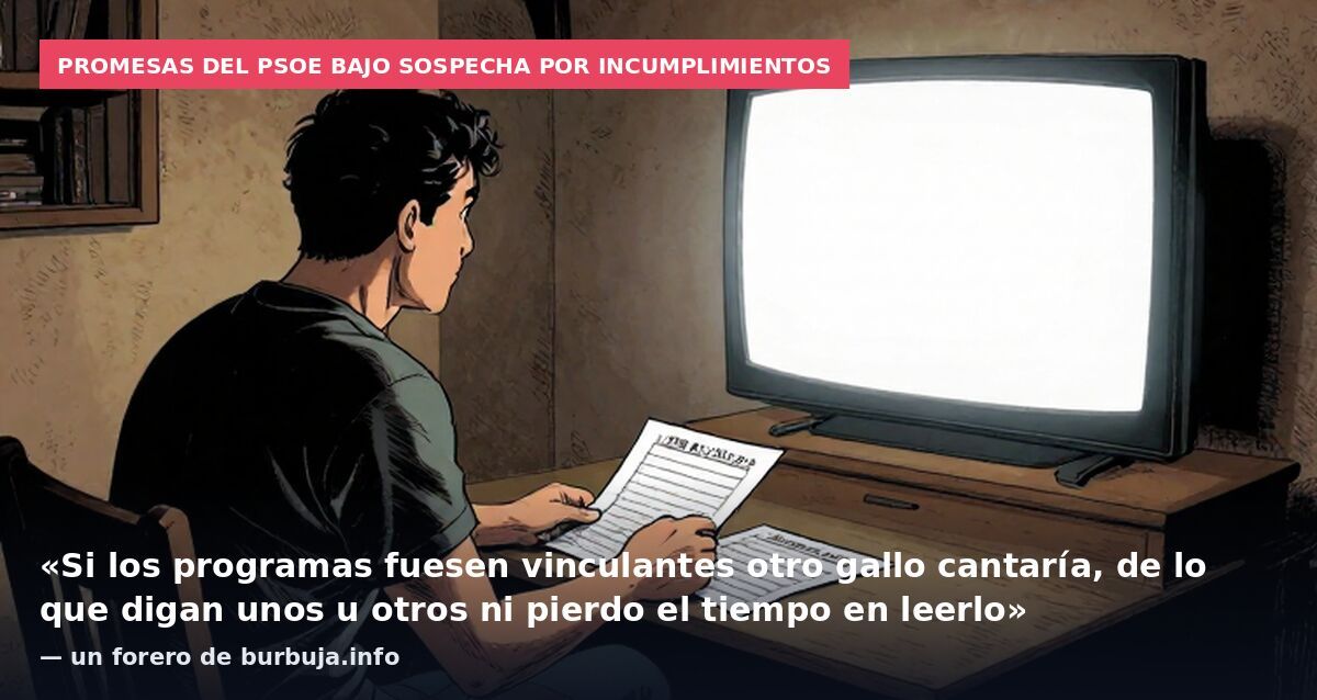 ¿Qué promete VOX si le votas? ¿Qué promete el PSOE si le votas?
