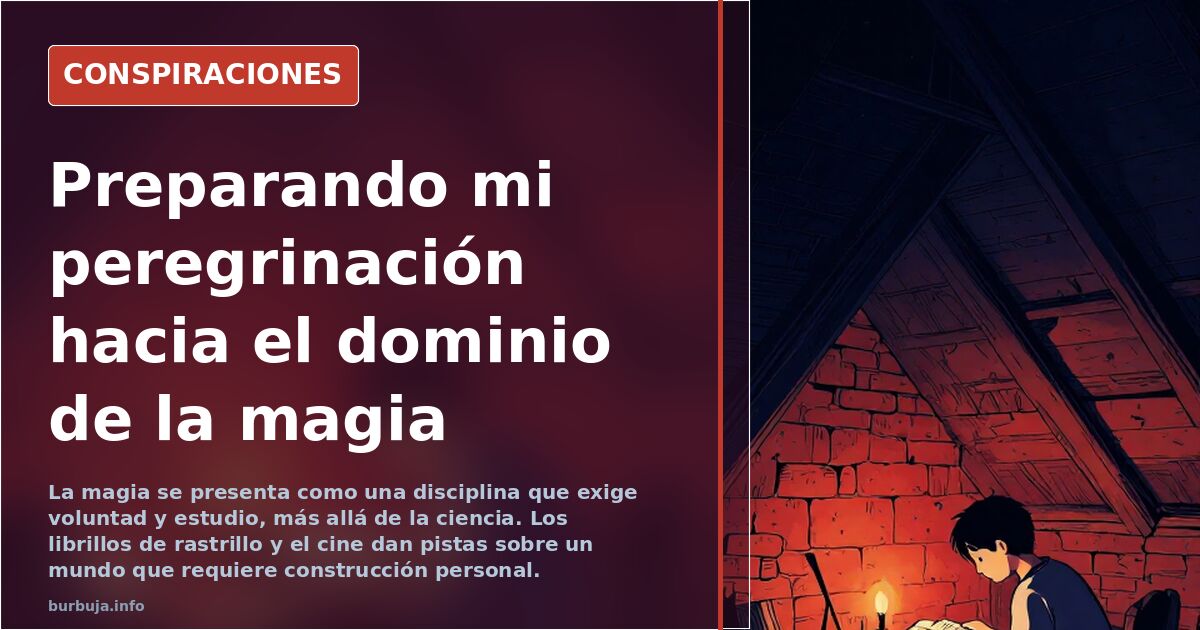 Preparando mi peregrinación hacia el dominio de la magia