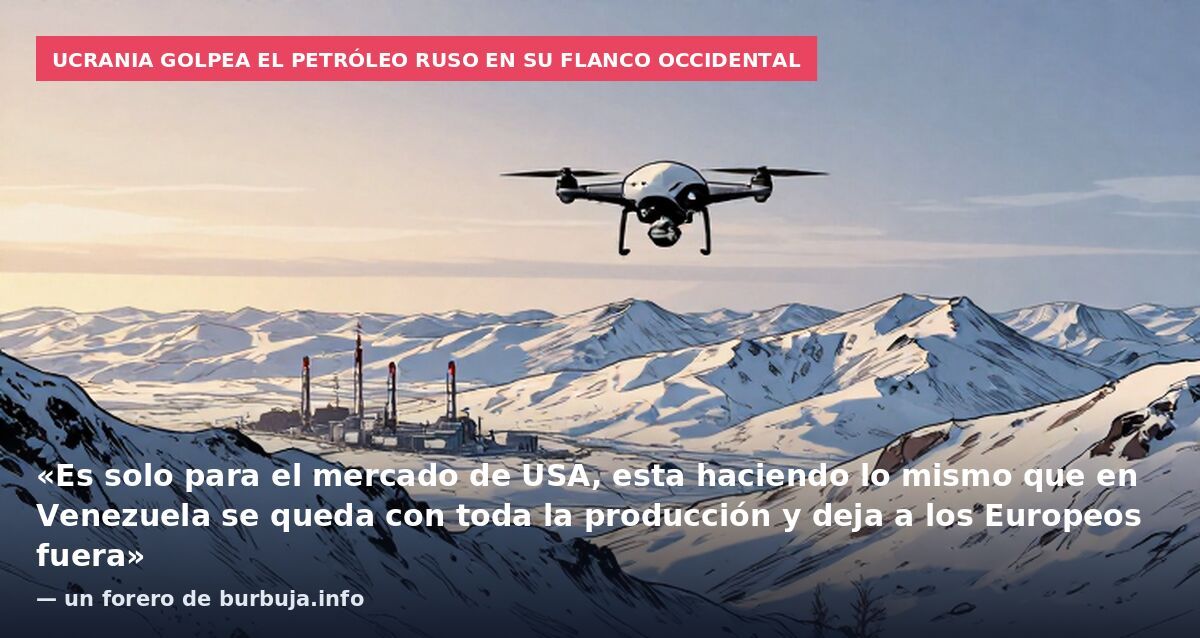 Ucrania golpea el petróleo ruso en su flanco occidental: «Es solo para el mercado de USA, esta haciendo lo mismo que en Venezuela se queda con toda la producción y deja a los Europeos fuera» — un forero de burbuja.info