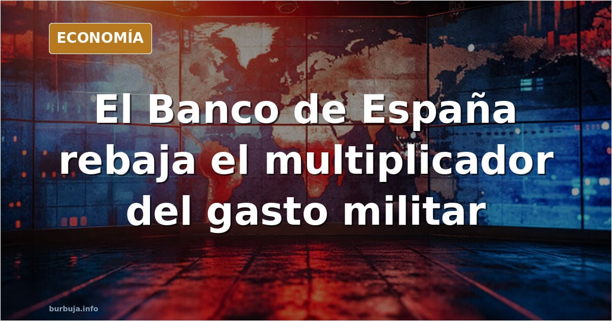 El gasto militar es el menos rentable de los presupuestos publicos