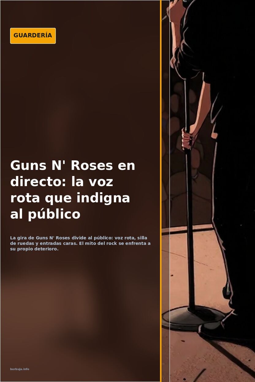 Guns N' Roses: la voz que ya no sostiene el mito