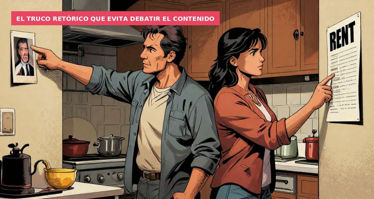 El truco retórico que evita debatir el contenido