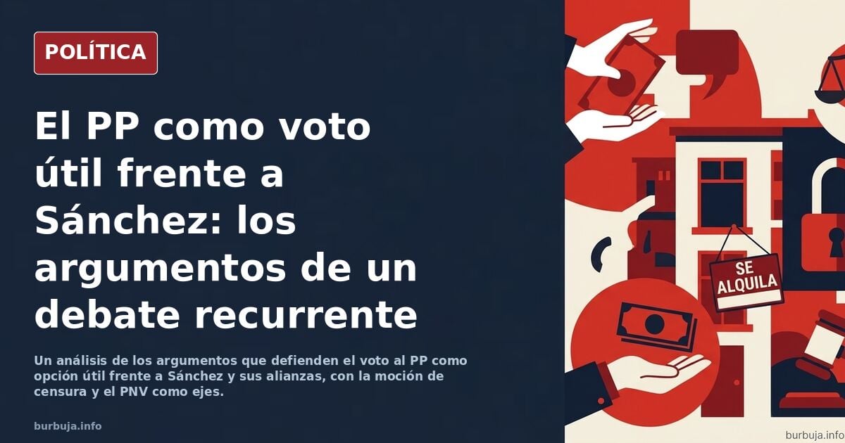 Hay que ser fuertes y votar al PP.