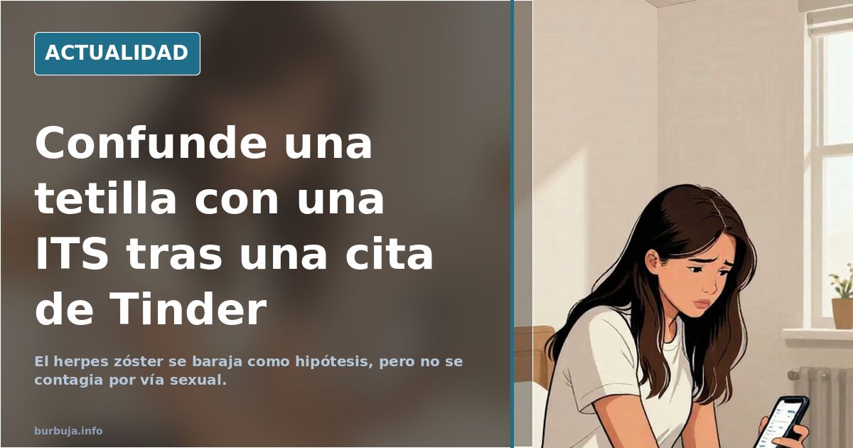 Una cita de Tinder y una erupción cutánea: el herpes zóster que no se contagia por sexo