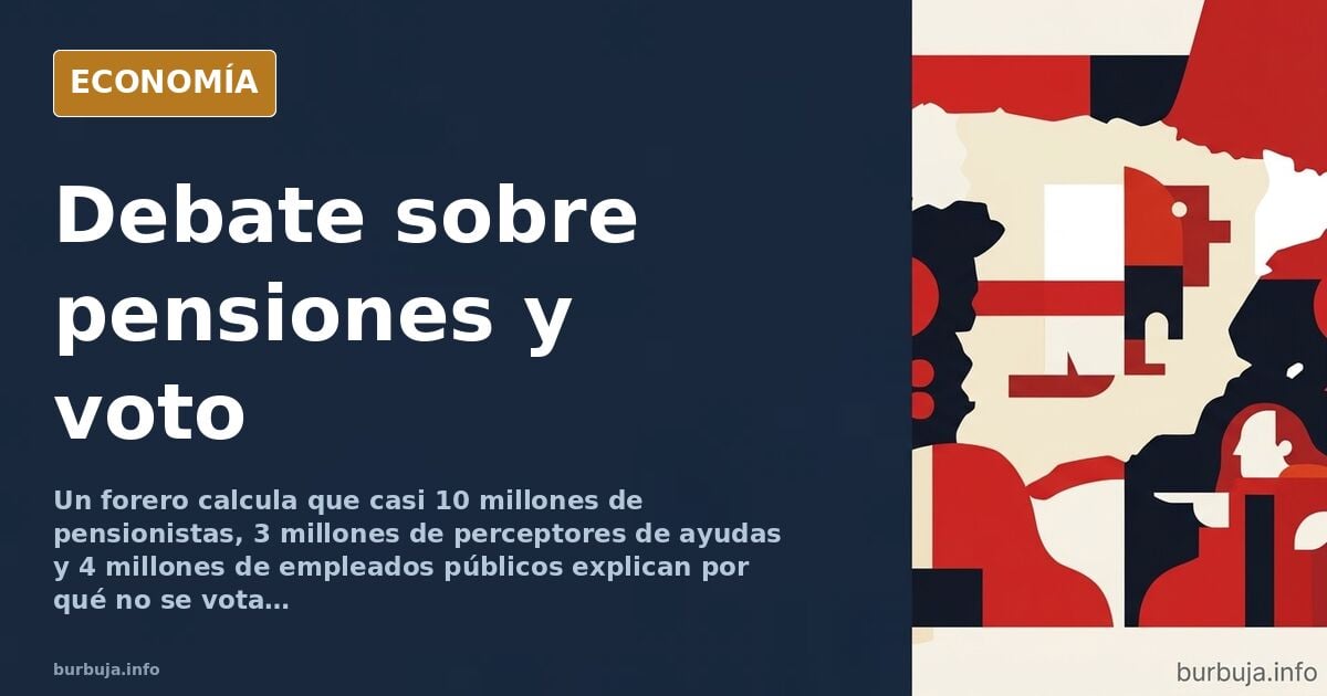 El votante medio no quiere recortes, pero el sistema se agota