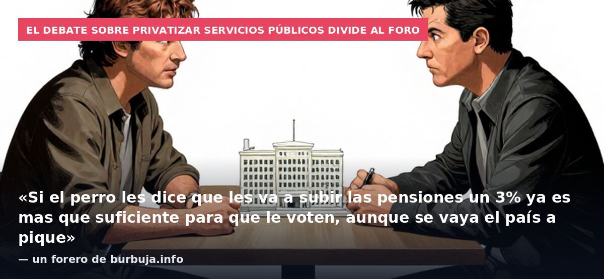 ¿Vosotros creéis que en realidad la gente votará a favor de recortar las pensiones, bajar el salario mínimo y privatizar todo lo posible?