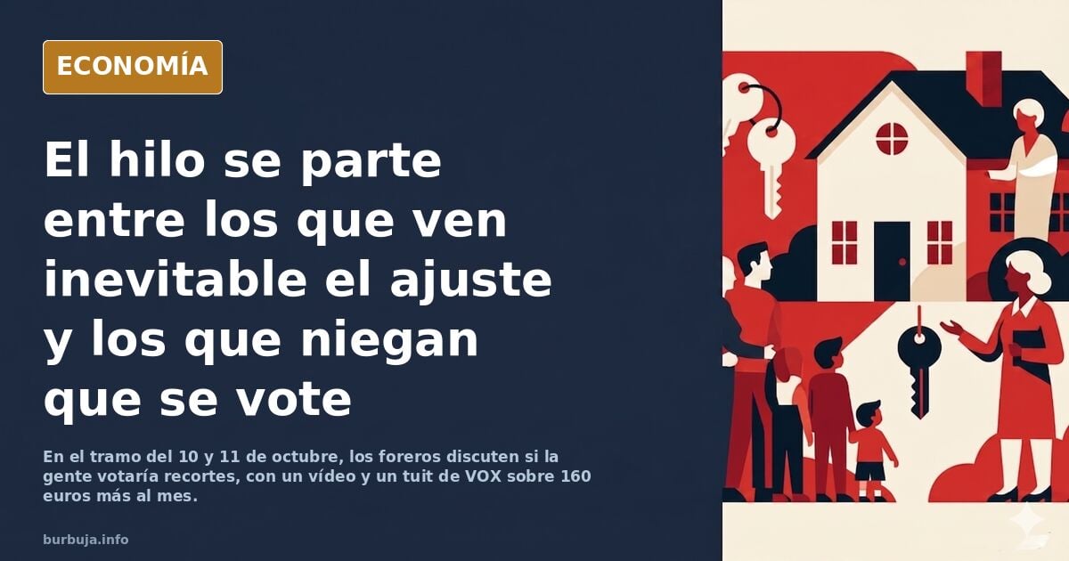 ¿Vosotros creéis que en realidad la gente votará a favor de recortar las pensiones, bajar el salario mínimo y privatizar todo lo posible?